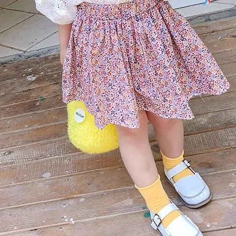 

Летняя хлопковая юбка-полуюбка для маленьких девочек P4 369