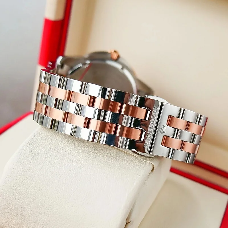 Часы мужские кварцевые с хронографом нержавеющая сталь сапфир|Мужские