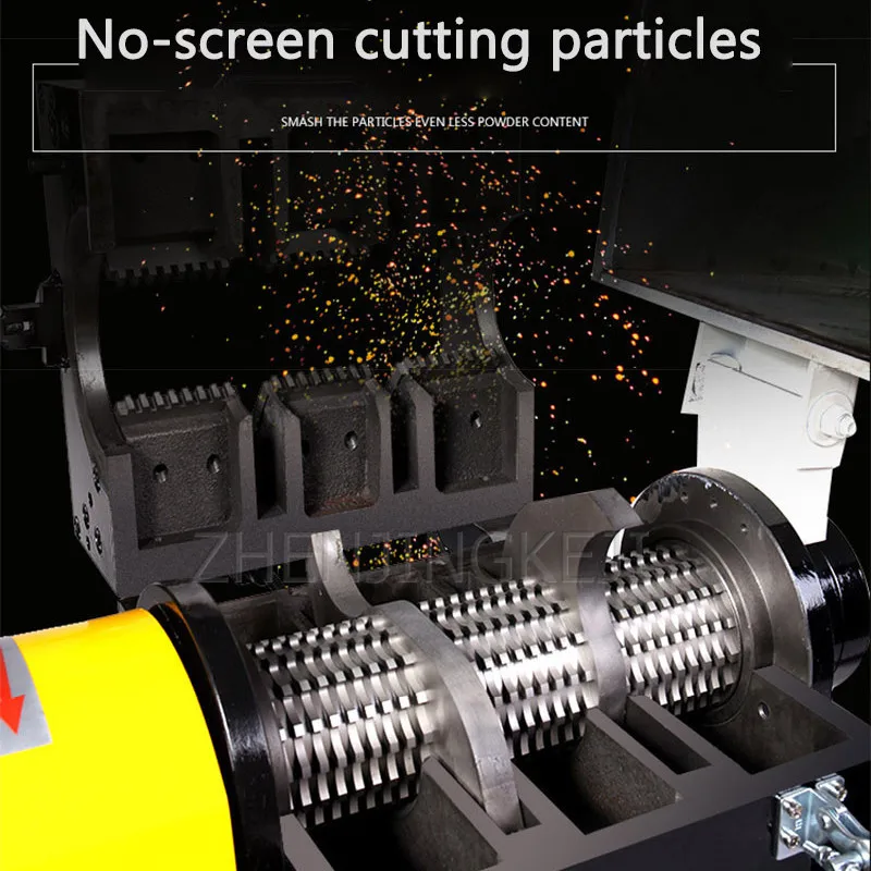 

Plastic Grinder Slow Machine Side Plastic Crusher Low Speed Low Noise Overload Power Off Equipment Less Dust Recycle Machine