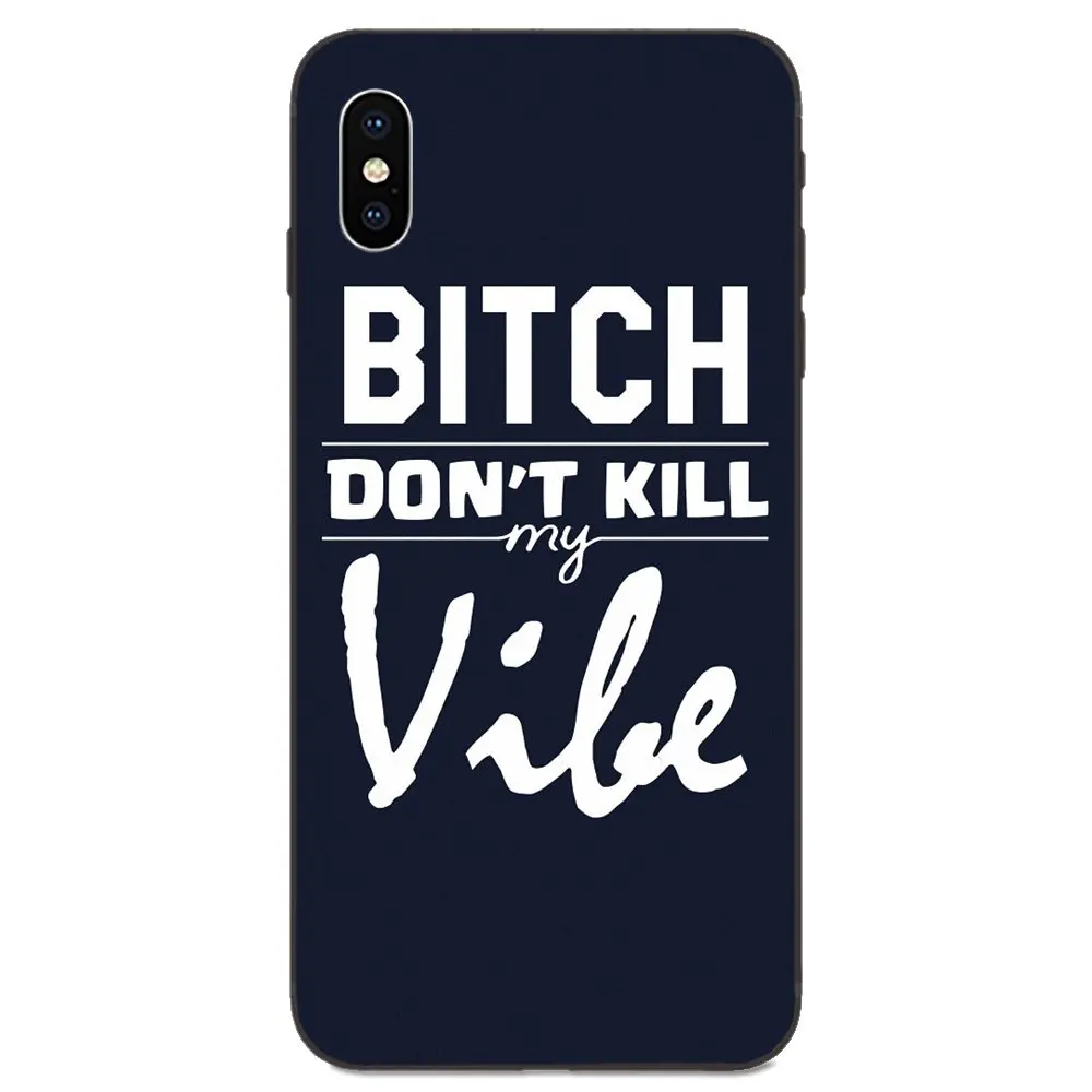 Kendrick Lamar Bech Don't Kill My Vibe для Apple iPhone 4 4S 5 5S SE 6 6S 7 8 11 Plus X XS Max XR Pro картина из мягкой