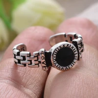 new arrival 30 silver plated romantic love roman numerals ladies ring promotion jewelry for girlfriend gift
