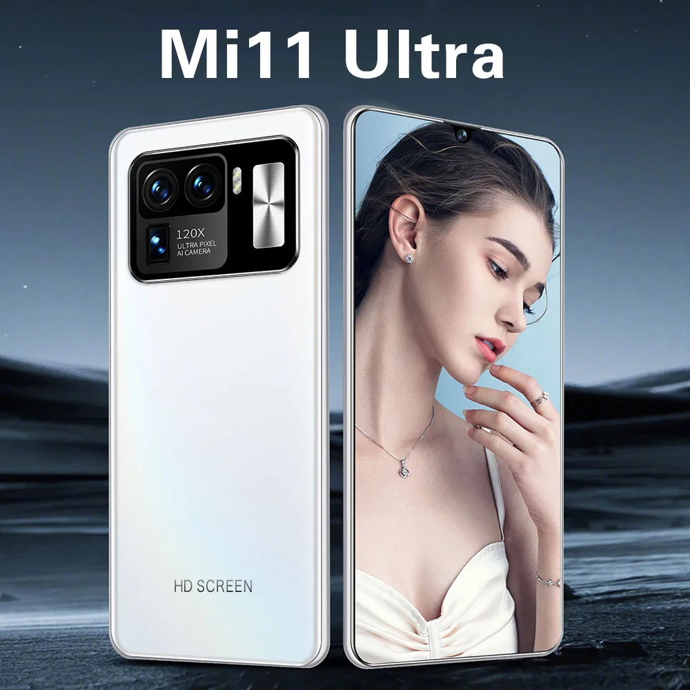 

Global Version Mi 11Ultra 16GB 512GB 6800mAh 5G MTK6889 Newest 6.7inch Mobile Phone 10 Core Cellphone 4G LTE Smartphone Network