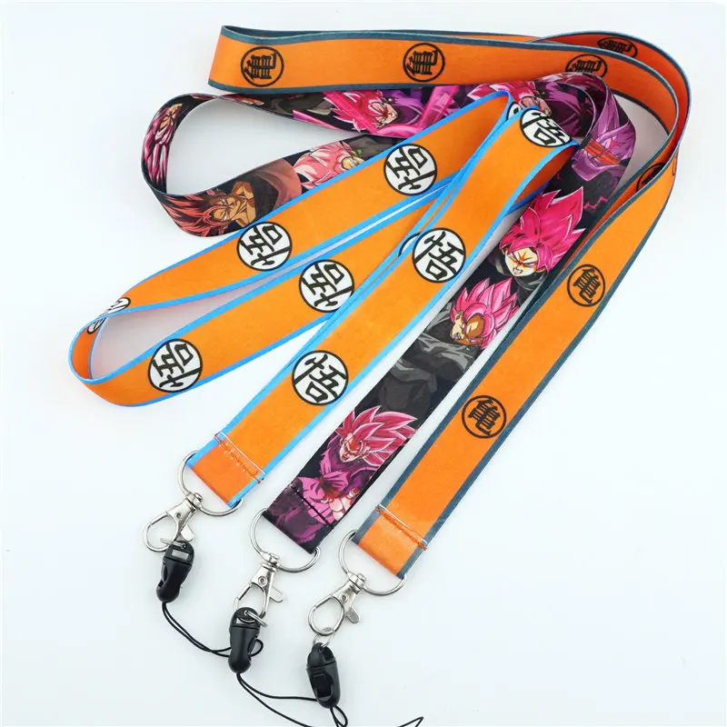 Аниме шнурки для ключей держатель значка шейные платки мобильного цепочка
