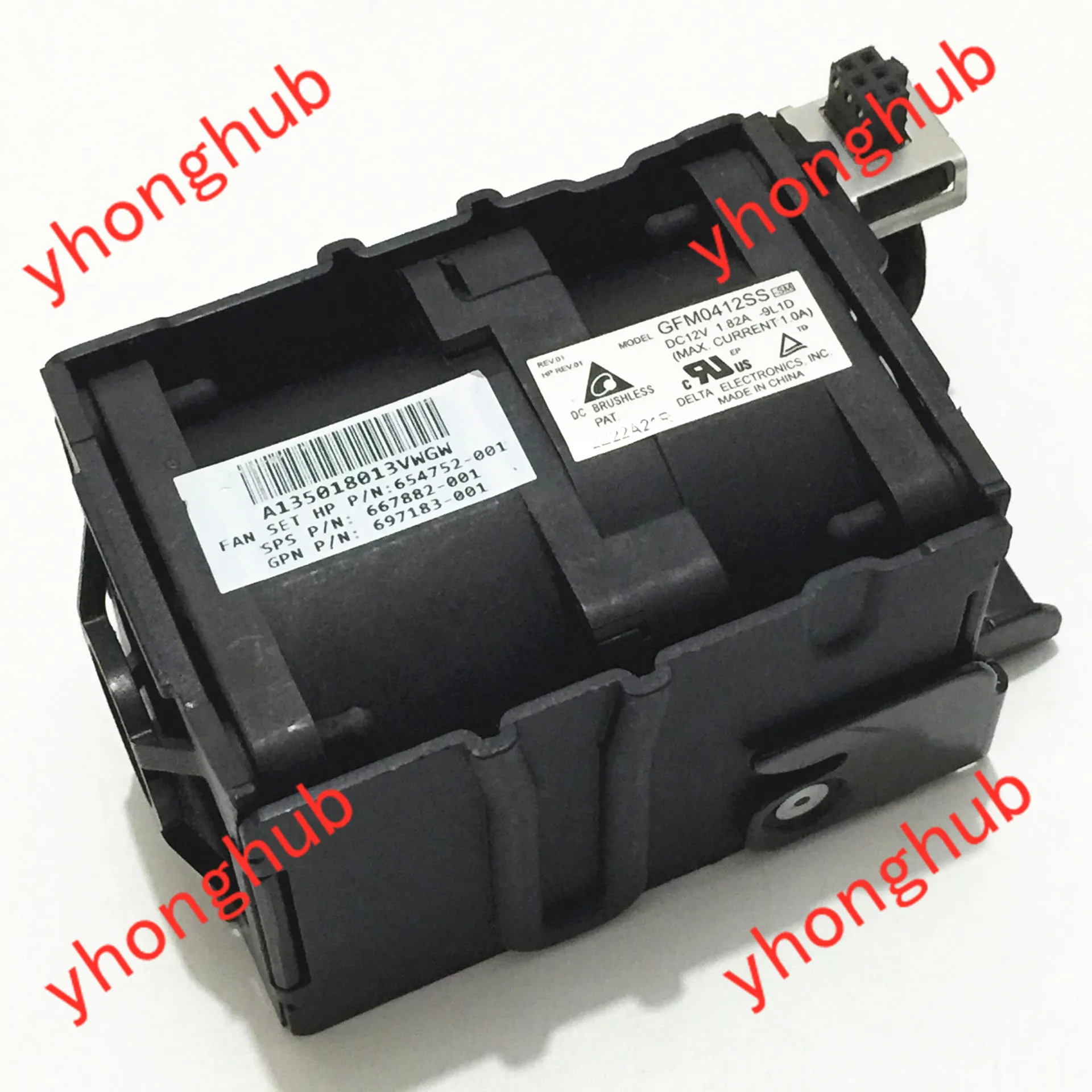 Вентилятор Detla Electronics GFM0412SS 9L1D DL360P DL360E G8 654752 001 667882 697183 DC 12 В А|square fan|server fandc fan 12v |