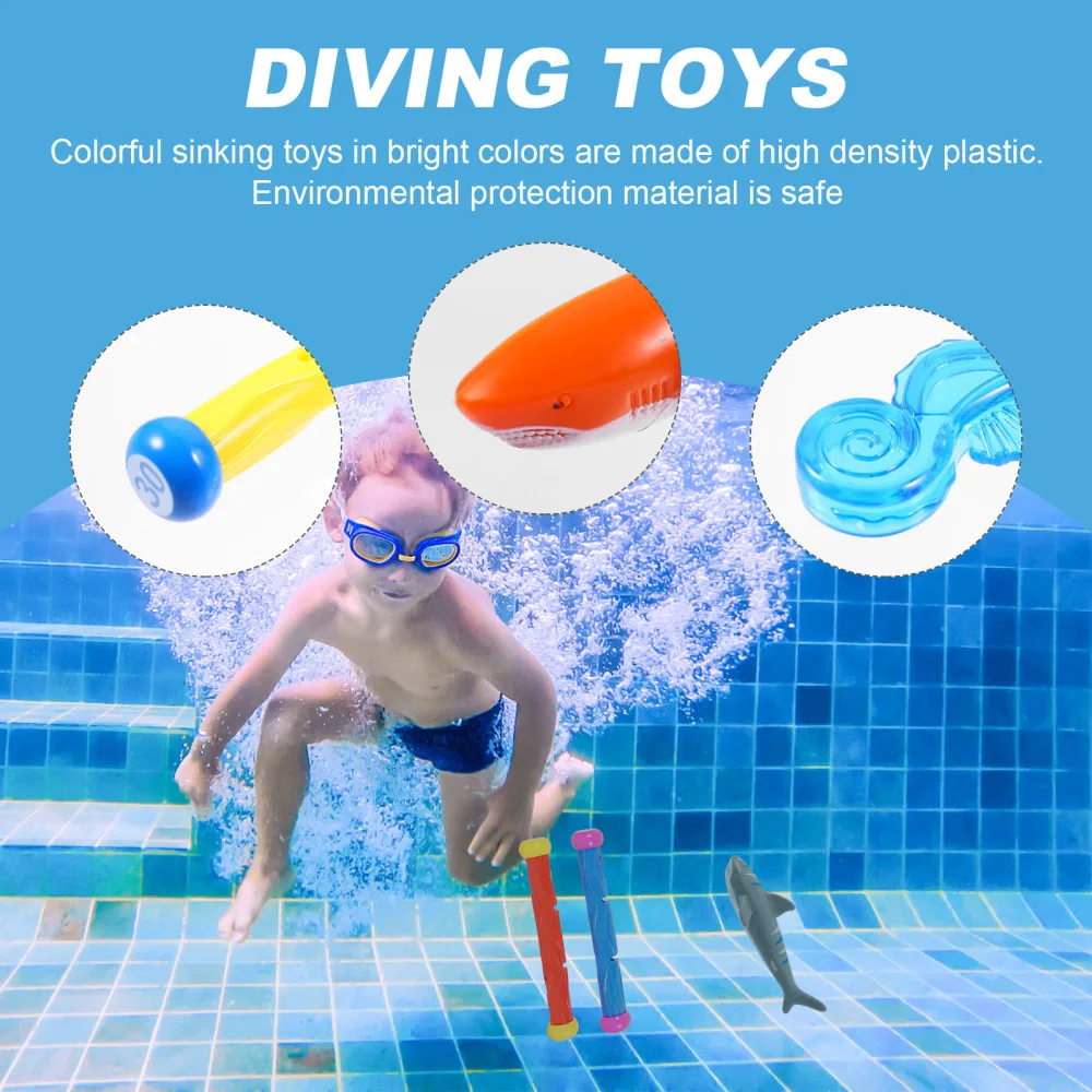 

24pcs Children Swimming Diving Toys Swimming Pool Supply Underwater Sinking
