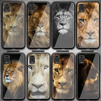 lion alpha male soft cover phone case for redmi 4x 5 5plus 6 6a note 4 5 6 6pro 7 xiaomi 6 8se mix2s note 3 tempered glass