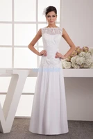 free shipping 2016 new design fashion small train with lae jacket bride married long custom sizecolor white bridesmaid dress