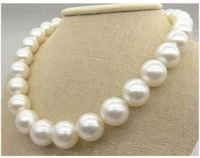collection natural pearl necklace round giant 13 15mm class light genuine fine jewelry 18inch