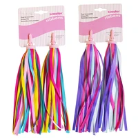 bicycle accessories bicycle handlebar streamers color tassel children bike decor ribbon tassel ribbons cycling accessories 2pcs