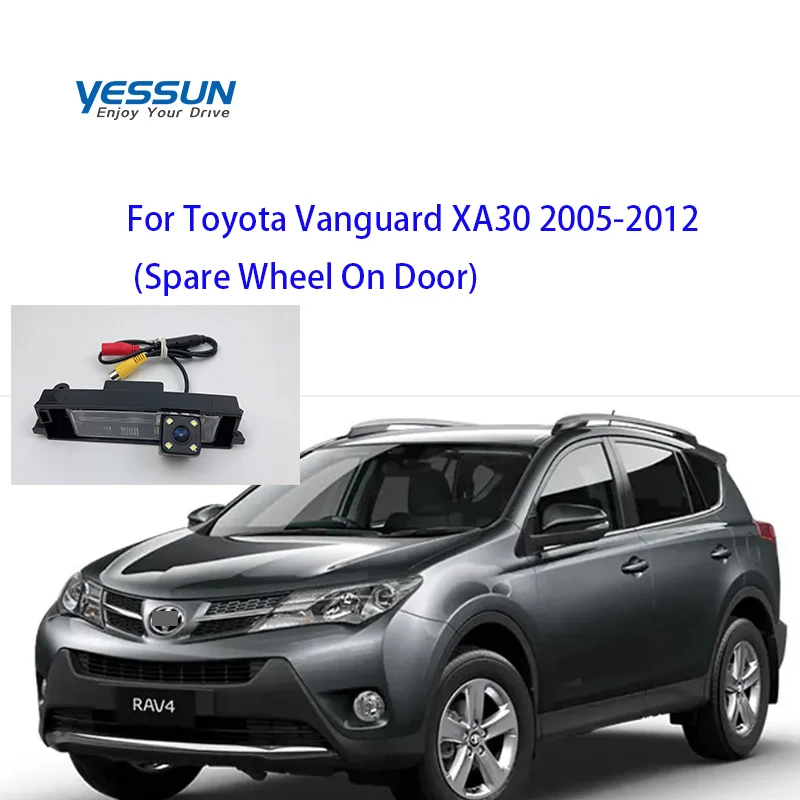Yessun камера заднего вида hd для Toyota Vanguard XA30 2005 2012 запасное колесо на дверь ночного