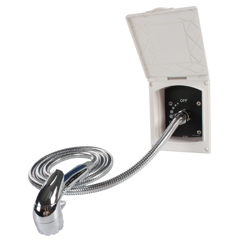 

TYTXRV White Exterior Shower Box Kit For Caravan RV Boat Motorhome