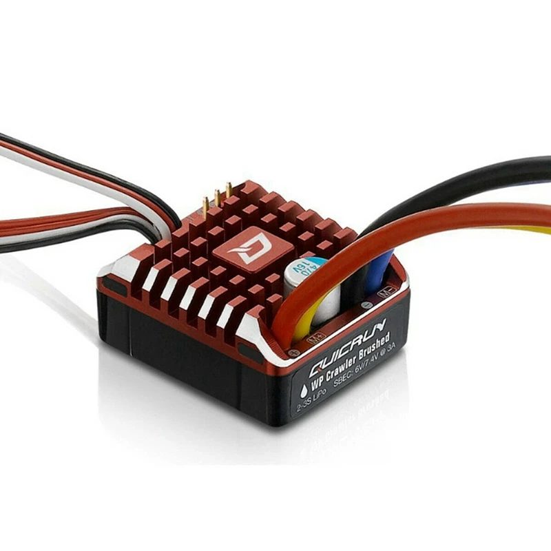 Водонепроницаемая щеточная программирующая карта Hobbywing quirun 1080 80A/60A ESC + для
