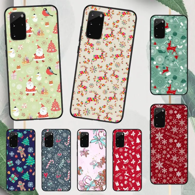 

New Year Christmas Santa Claus Phone Case For Samsung galaxy A S note 10 12 20 32 40 50 51 52 70 71 72 21 fe s ultra plus