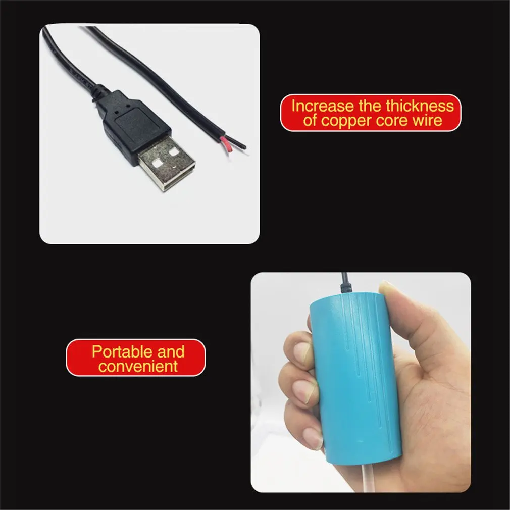 Аквариумный кислородный воздушный насос с USB бесшумные энергосберегающие