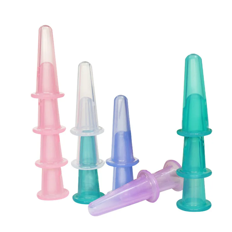 

4 шт., силиконовые чашки для массажа лица и спины