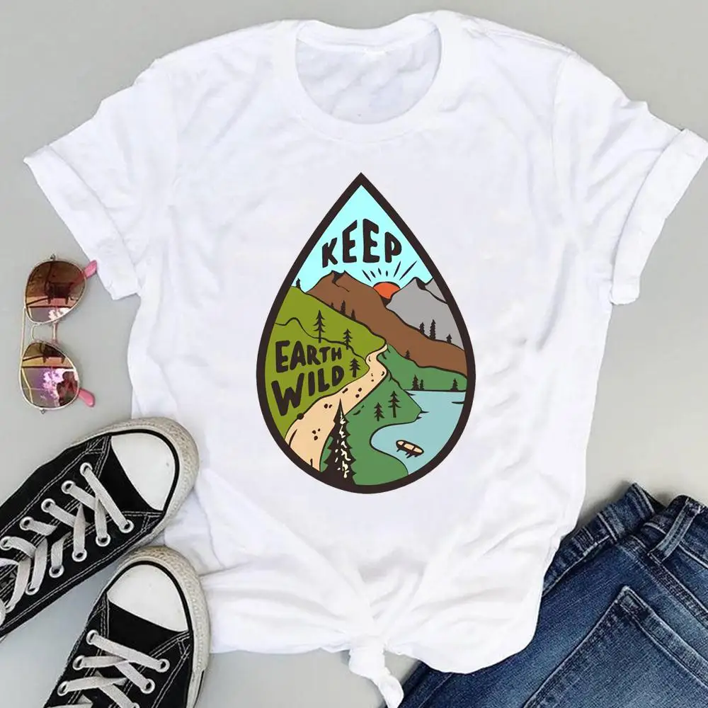 Женская летняя футболка с коротким рукавом и графическим принтом - купить по