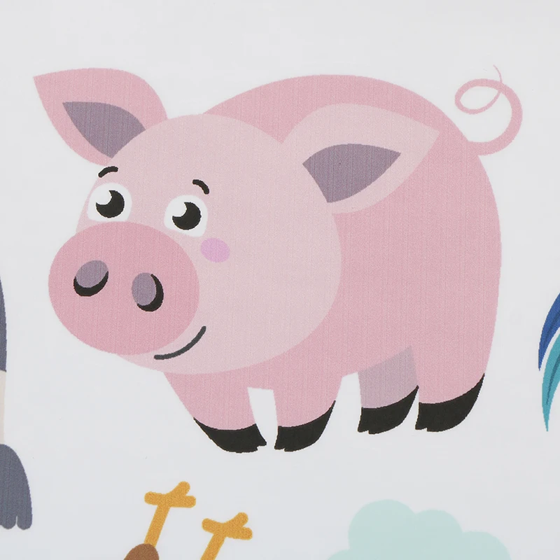 Наклейка на стену с лесными животными Настенная художественный домашний декор