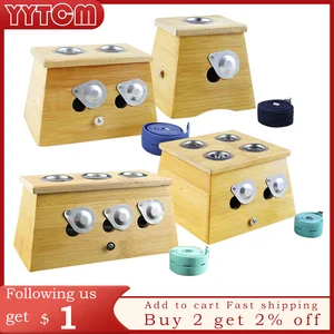 Thicken Bamboo Moxa Box kit Health Product gift chat and Fire extinguisher moxibustion box wormwood moxa box 10 item image
