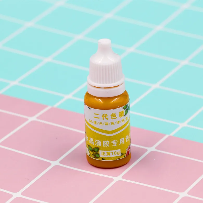 10 шт./лот слайм пигментный наполнитель капля резиновая глина Подвески DIY игрушки клей для слизи игрушка пластилин инструмент Diy ремесла для детей - Color: Blue