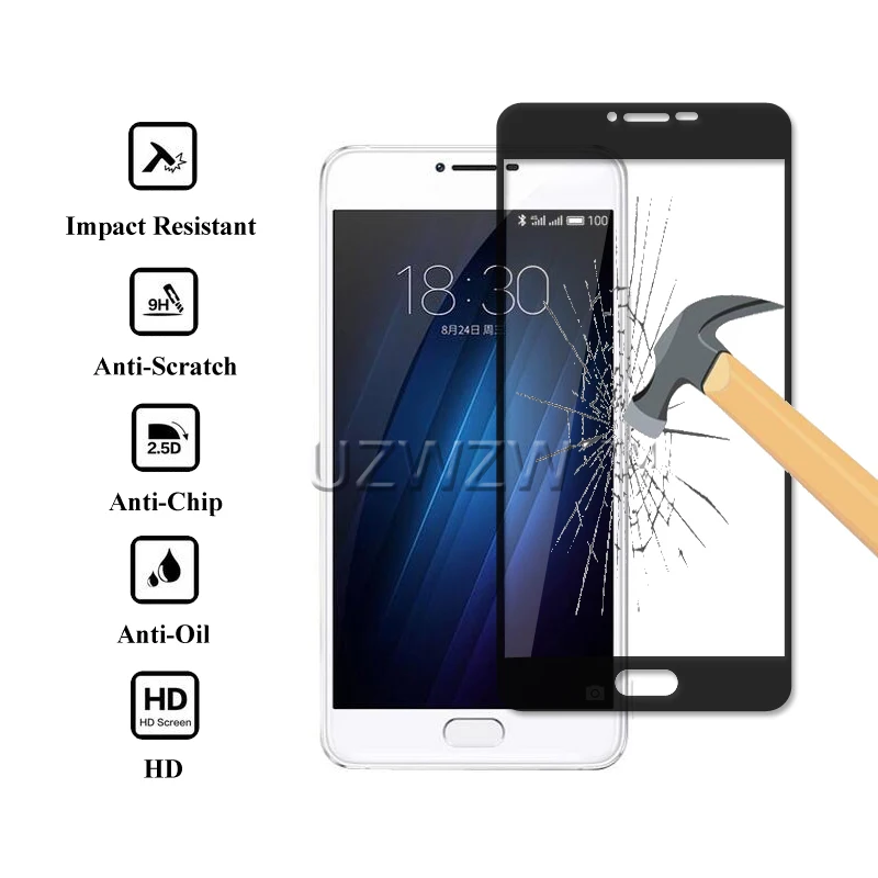 2 шт Полное покрытие закаленное стекло для Meizu U20 защита экрана Защитное стекло для Meizu U20 стекло