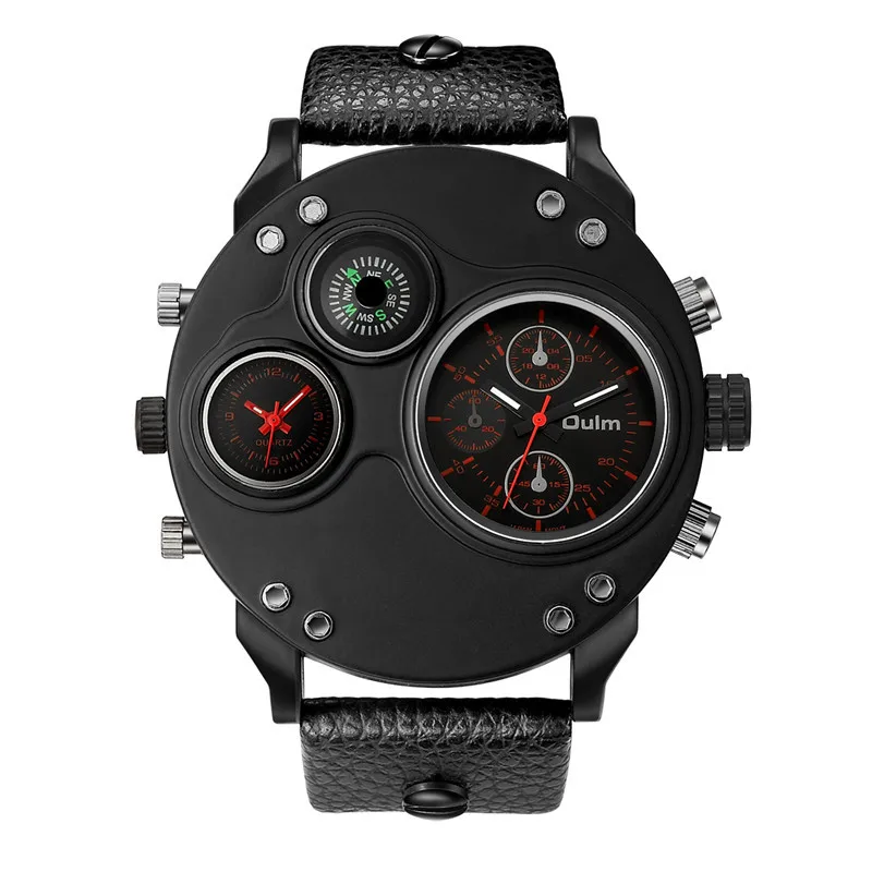 

Fashion men's sports watch men's outdoor dual time zone compass military watch men's watch men's relogios masculino