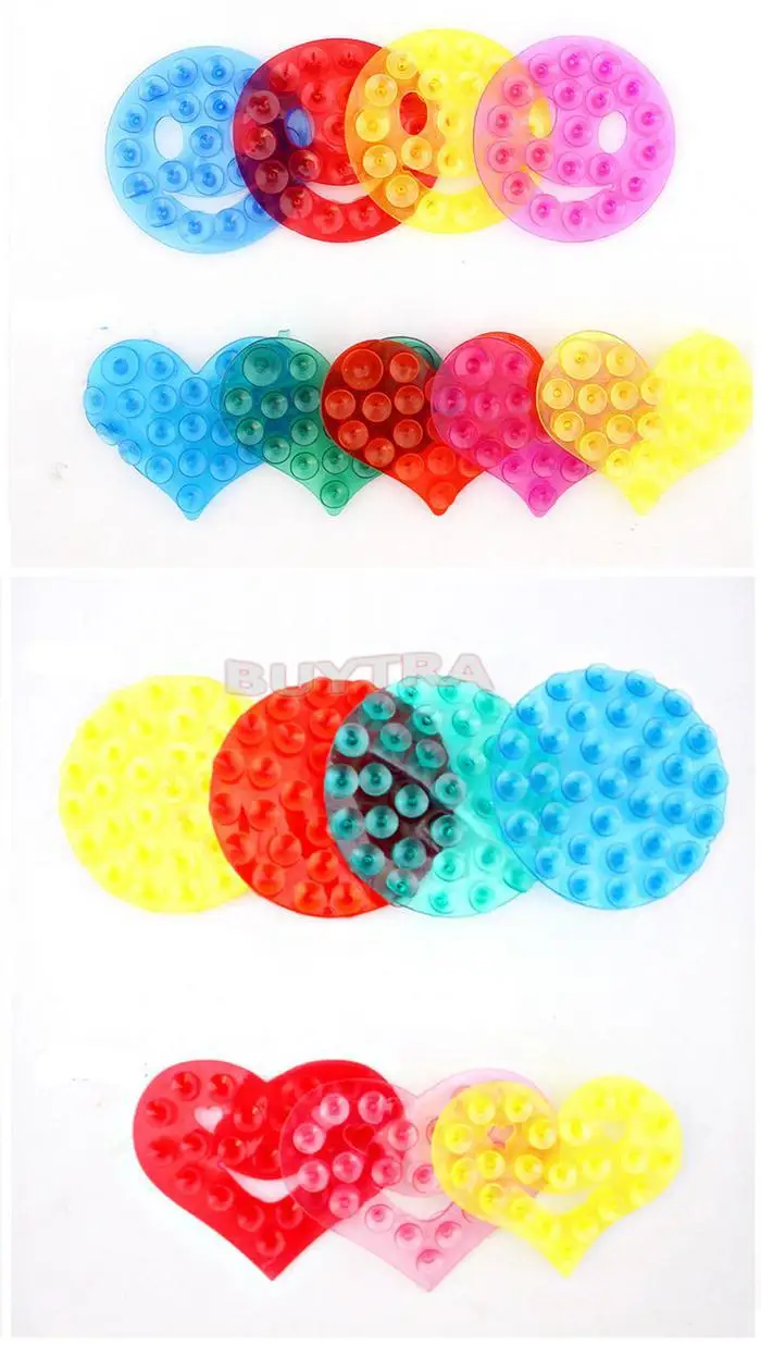 

High Quality Bathroom Suction Cup Reversible Anti-slip Soap Sucker Double Magic Sucker For Bathroom Mat Holder Moun