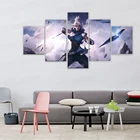 5 шт. игровой постер валорант Джетт масло фотостена холст художественные краски детская комната подарки настенное Искусство Декор