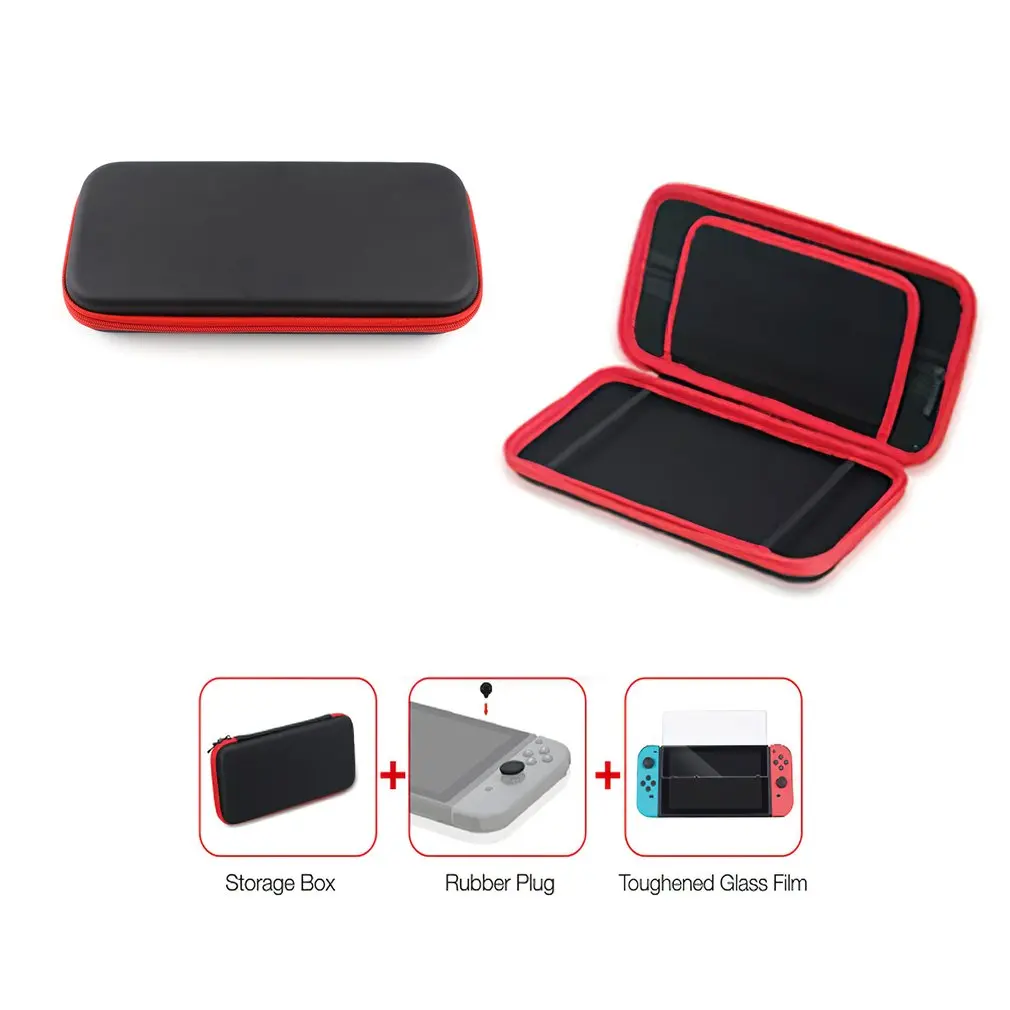 

Protective Case For Switch OLED Host Storage Hard Bag For Switch OLED Host Protective Bag Zipper Hard Bag With Interlayer