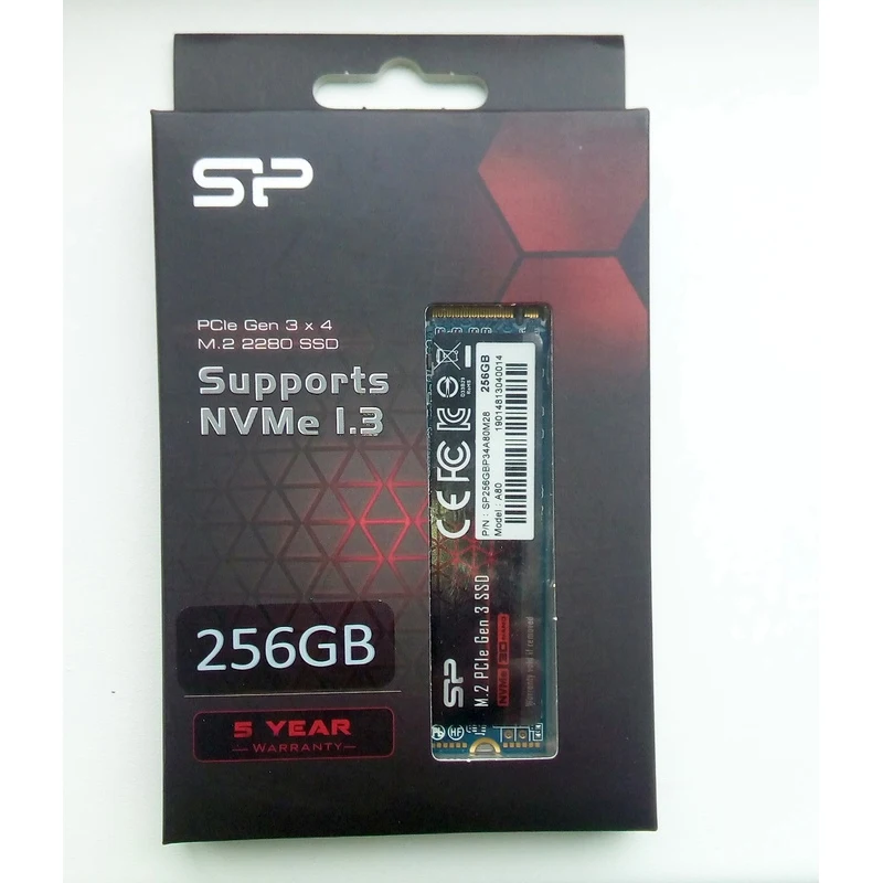 Твердотельный накопитель Silicon Power A80 SP256GBP34A80M28 SSD M.2 256GB PCI-Ex4 | Компьютеры и офис