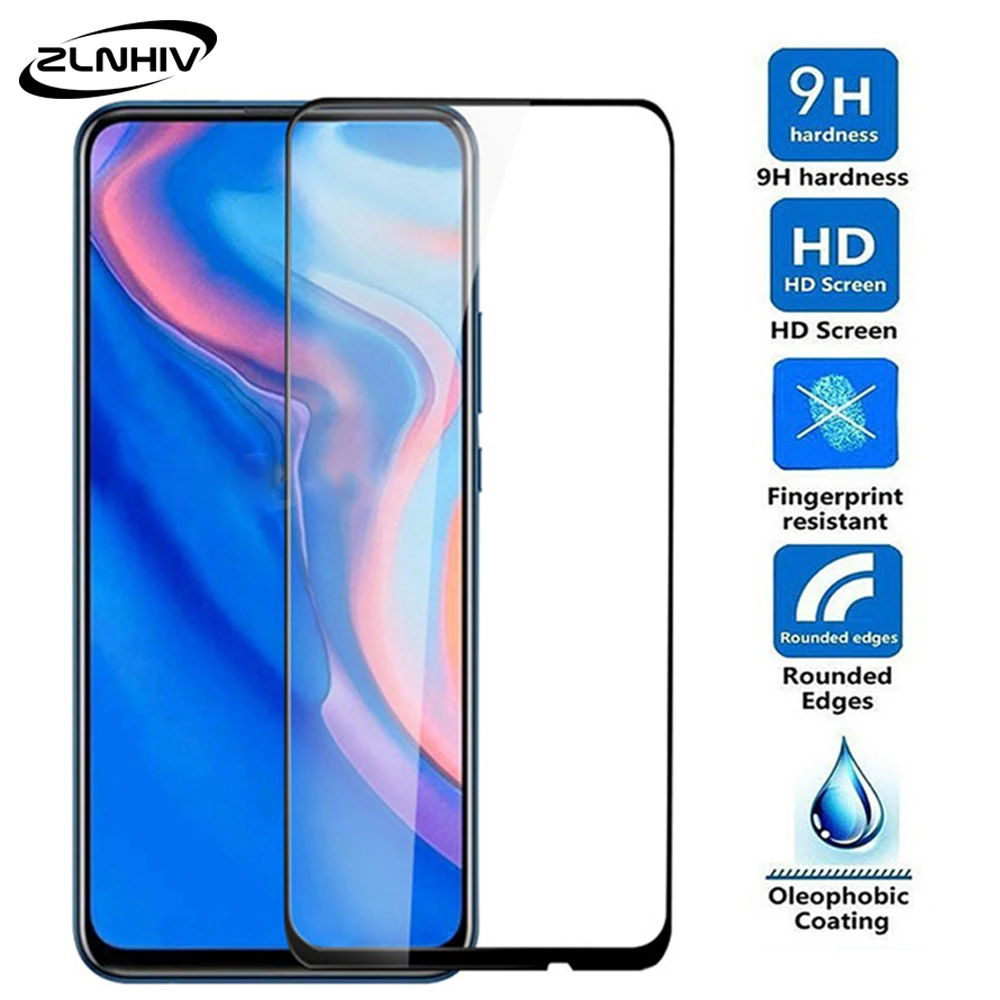 ZLNHIV 9D для huawei y9 2018 prime 2019 y9s полное покрытие закаленное стекло защиты экрана