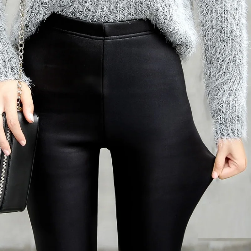 Женские модные леггинсы с рисунком &quot2020 зимние бархатные теплые завышенной