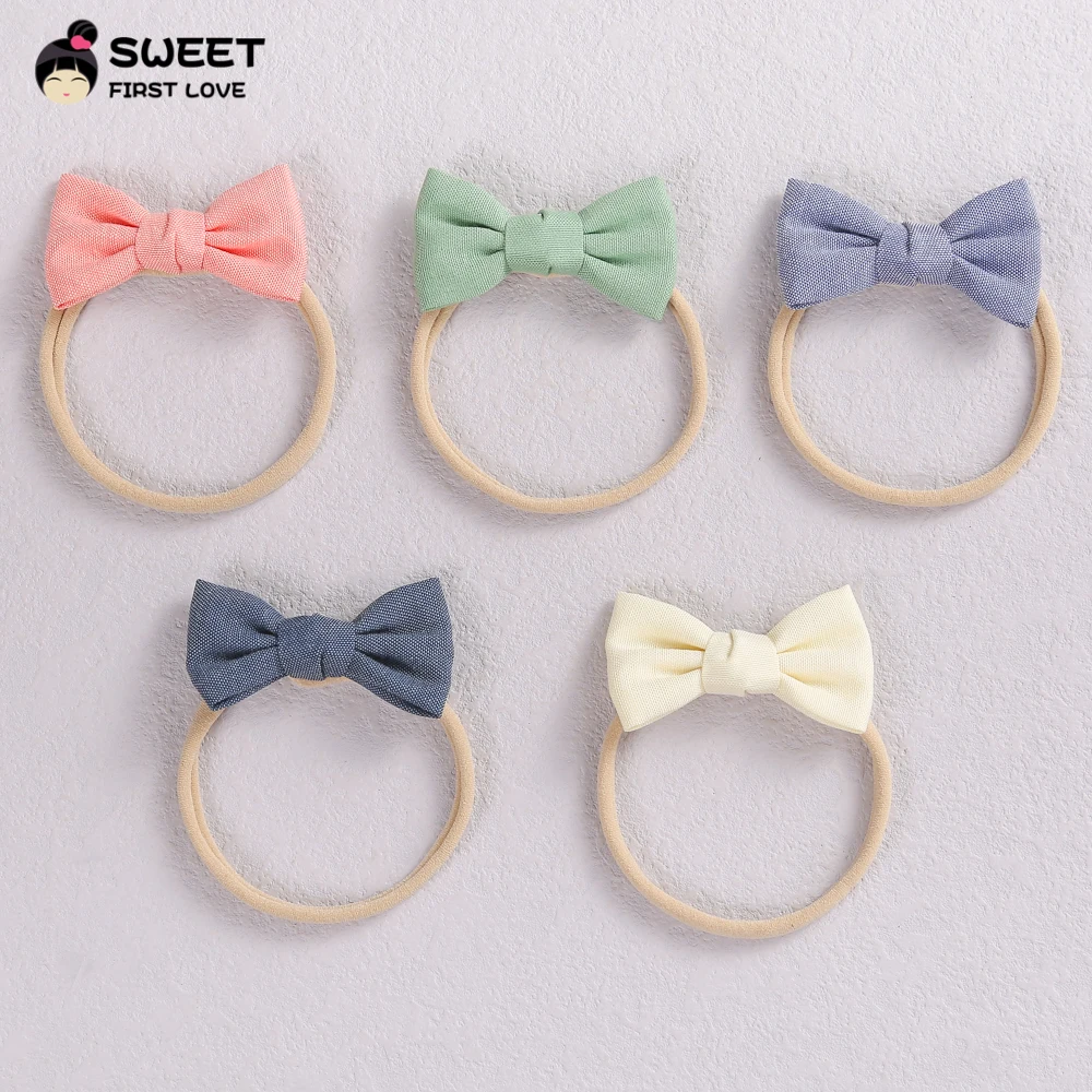 Повязка на голову для маленьких девочек нейлоновые эластичные повязки волос