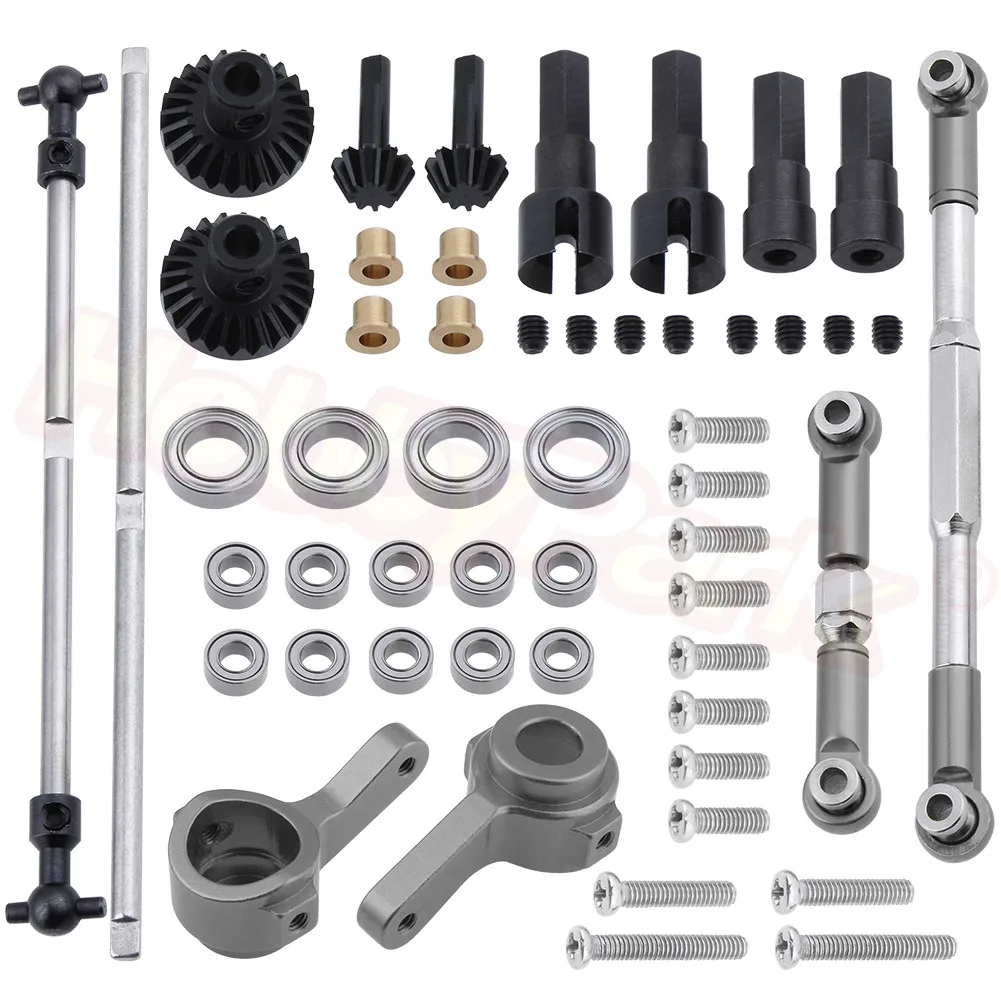 Gears Kit 4634 Обновление металла Запчасти для WPL HengLong 1/16 RC автомобиль военный грузовик на гусеничном ходу 4x4 6WD C14 C24 B14 B24 B16 B36 Q60 Q61 Q64 Q65 - Цвет: Gears Kit 4634