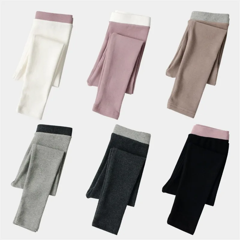 Pantalones pitillo el&aacute;sticos para ni&ntilde;os y ni&ntilde;as de 1 a 7 a&ntilde;os, mallas ajustadas de Color caramelo, ropa para primavera y oto&ntilde;o, 2021-2