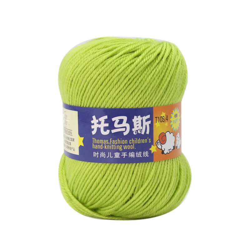 50 г/шар 135 м дешевая вязальная пряжа Китай вязание крючком органические детские