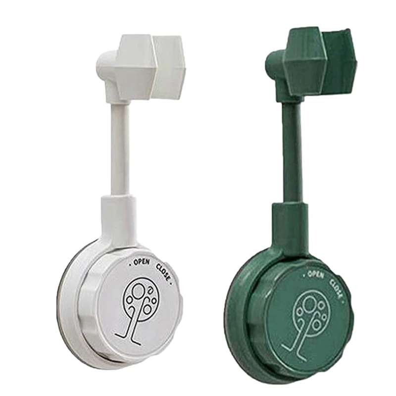 

2 Pcs Shower Head Holder Adjustable Wall Mount Holder Hand Held Shower Head No-Punching Shower Head Holder Suitable
