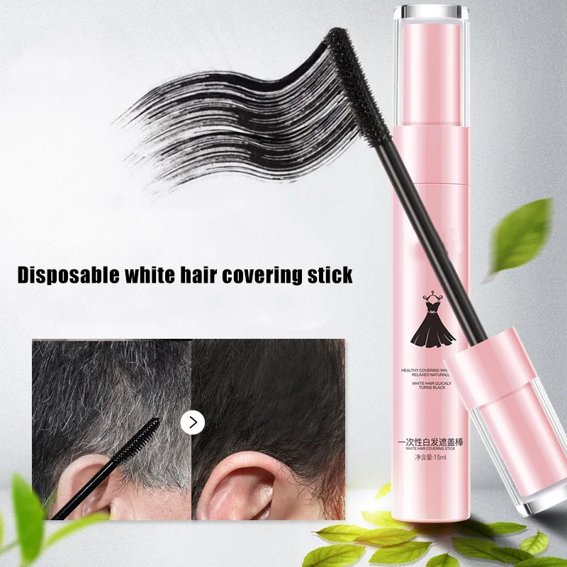 Одноразовая серая корневая консилер быстрое покрытие щетка для покрытия волос