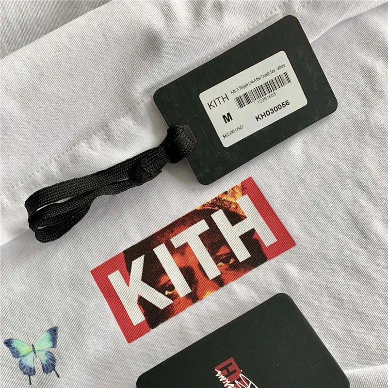 

Heavy Fabric Kith T Shirt Box Logo T-shirt Original Tag Label