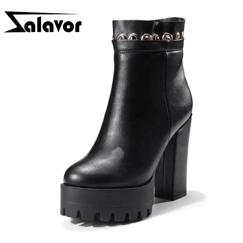 Женские полуботинки на высоком каблуке размер 32-43 | Обувь