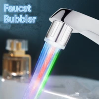temperature control chameleon faucet led luminous faucet colorfulhot and cold luminous spout chameleon spout bubbler