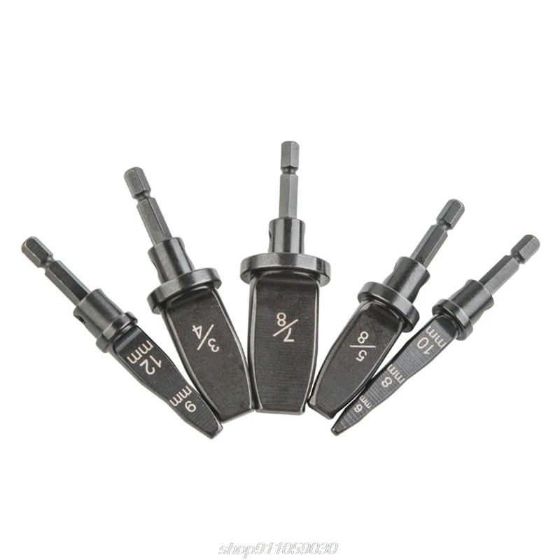 

5pcs Pipe Expander Metric and Inch Pipe Expander Hexagonal Handle Air Conditioner Copper Pipe Reamer D21 20 Dropshipping