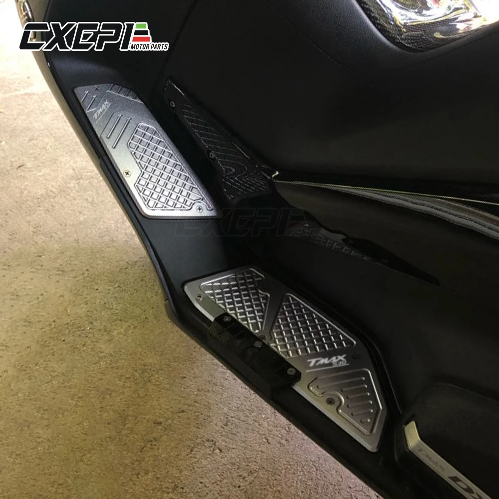 For Yamaha T max tmax 530 tmax530 2017 2018-2020 Motorcycle CNC Front Rear Footboard Steps Footrest Pedal Foot Plate Accessories |