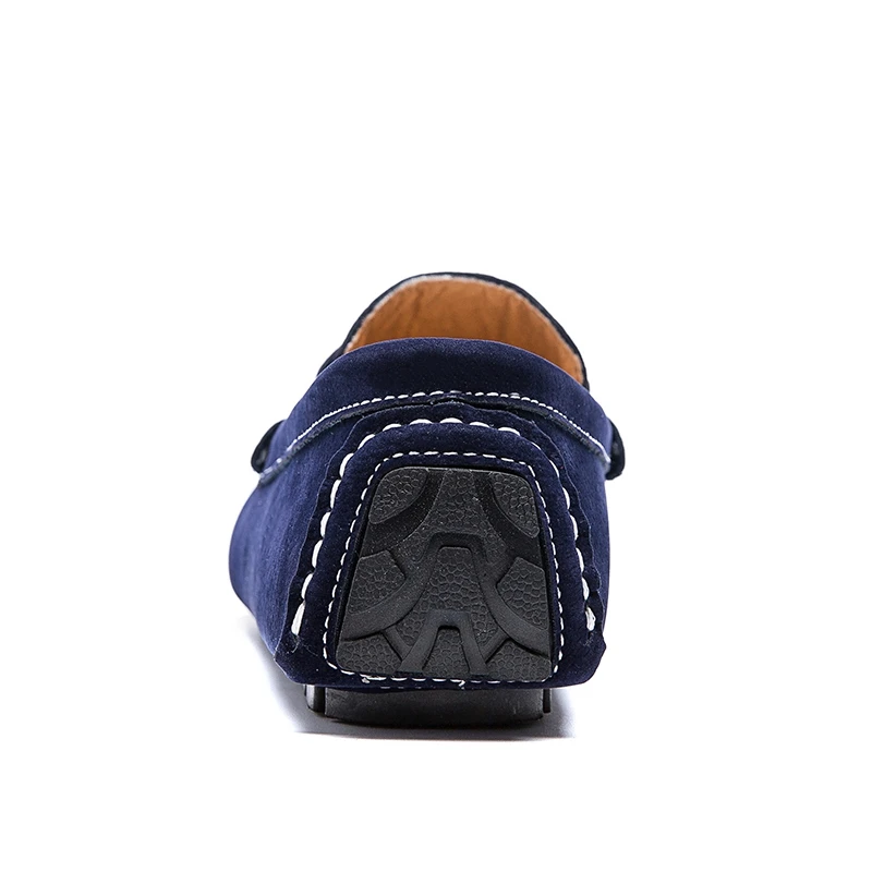 Лоферы мужские летние зеленые кожаные замшевые лоферы Мокасины слипоны Мужская