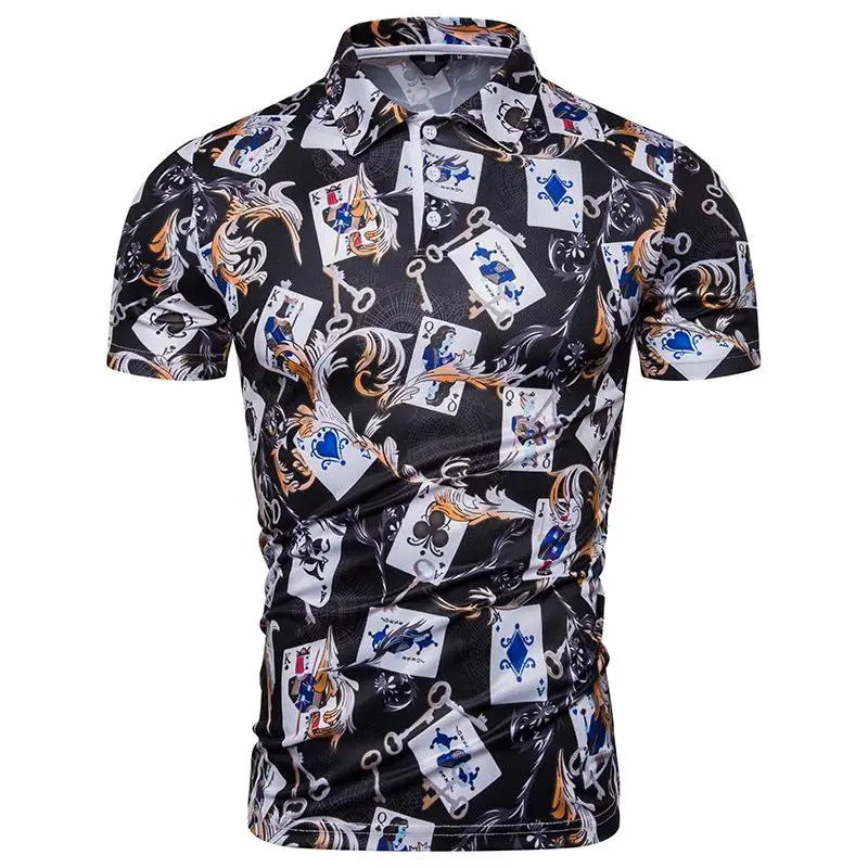 

Classic Dress Male Crop Top White T Shirts High Quality Men Clothing Short Sleeve Designers Mens Polo Shirt Fitness Black Men's