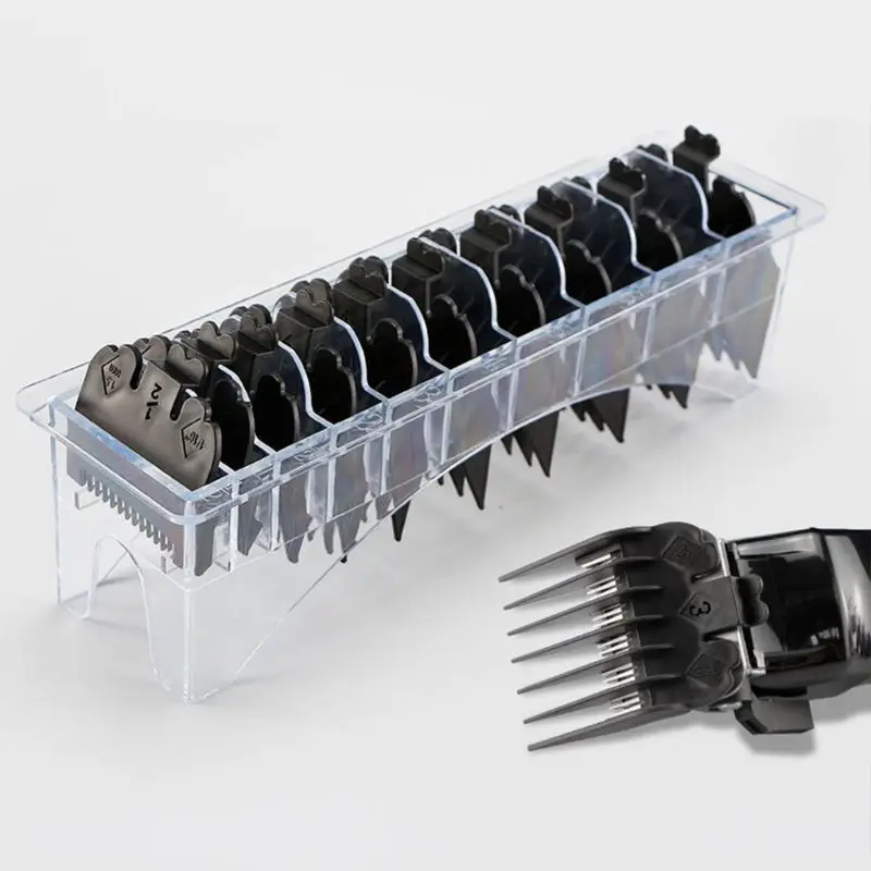 

10 Pcs/set Electric Clippers Caliper Limit Comb Oil Head Clipper Combs Tool 667D