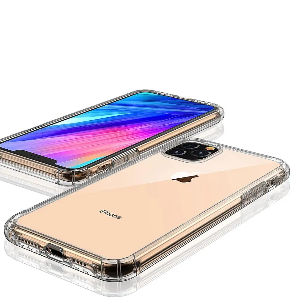 Прозрачный мягкий ударопрочный чехол для 2019 Apple iPhone 11 Pro XR XS Max 6S 7 8 Plus |