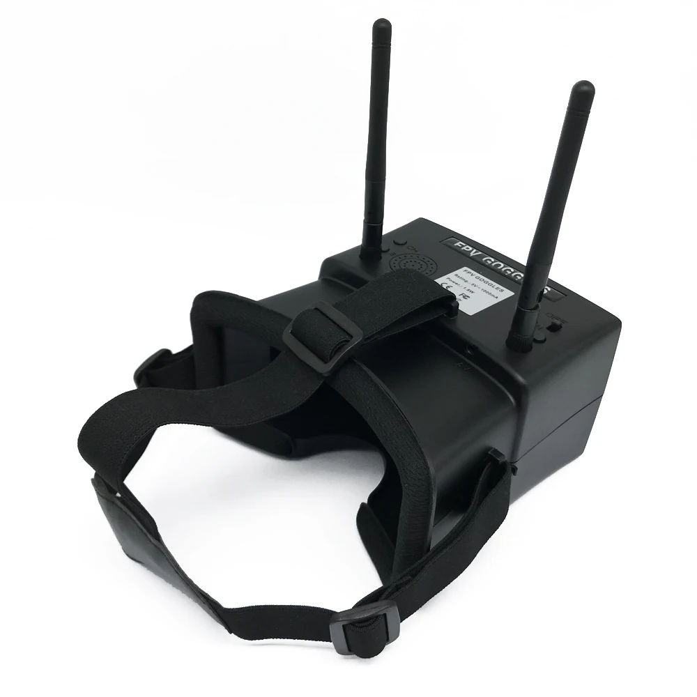 Очки FPV 5 8G 48CH 4 3 дюйма 480*272 Встроенный 7 В Аккумулятор 2000 мАч монитор с двумя