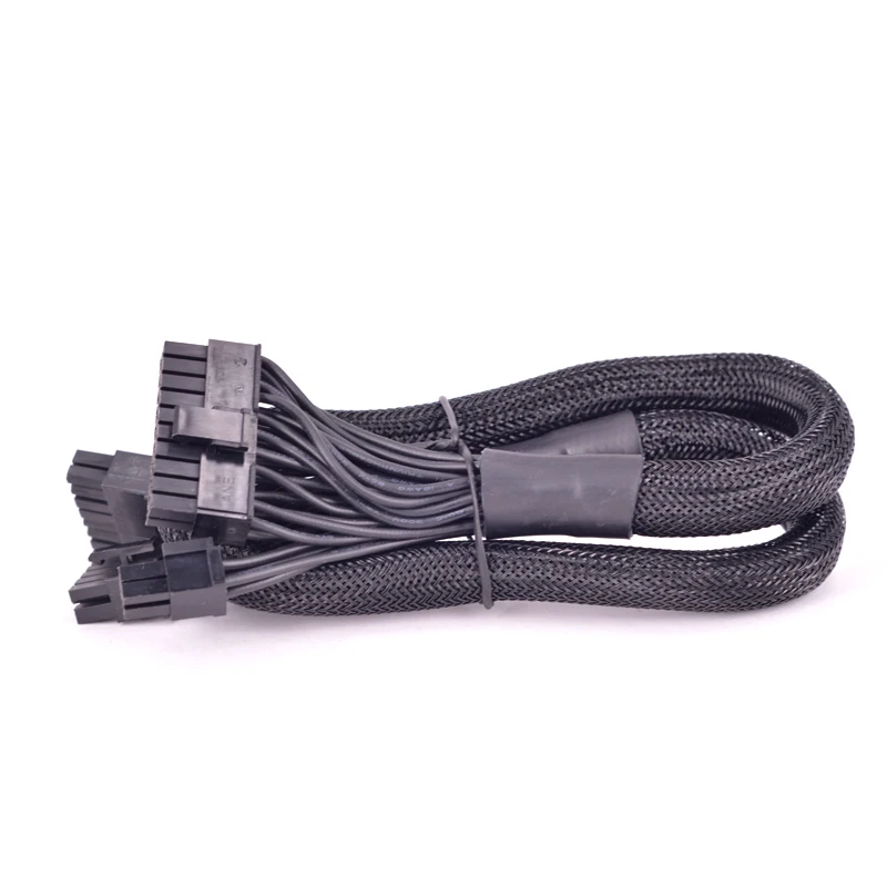

14+10Pin to 24 Pin ATX Power Supply Cable 20+4 Pin PSU Motherboard Sleeve for Corsair AXi Series AX1500i AX1200i AX860i AX760i