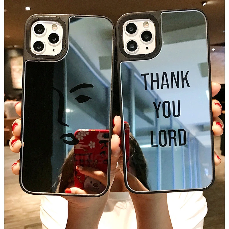 Роскошный Жесткий зеркальный чехол из поликарбоната для телефона iPhone 11 Pro Cade Xs Max