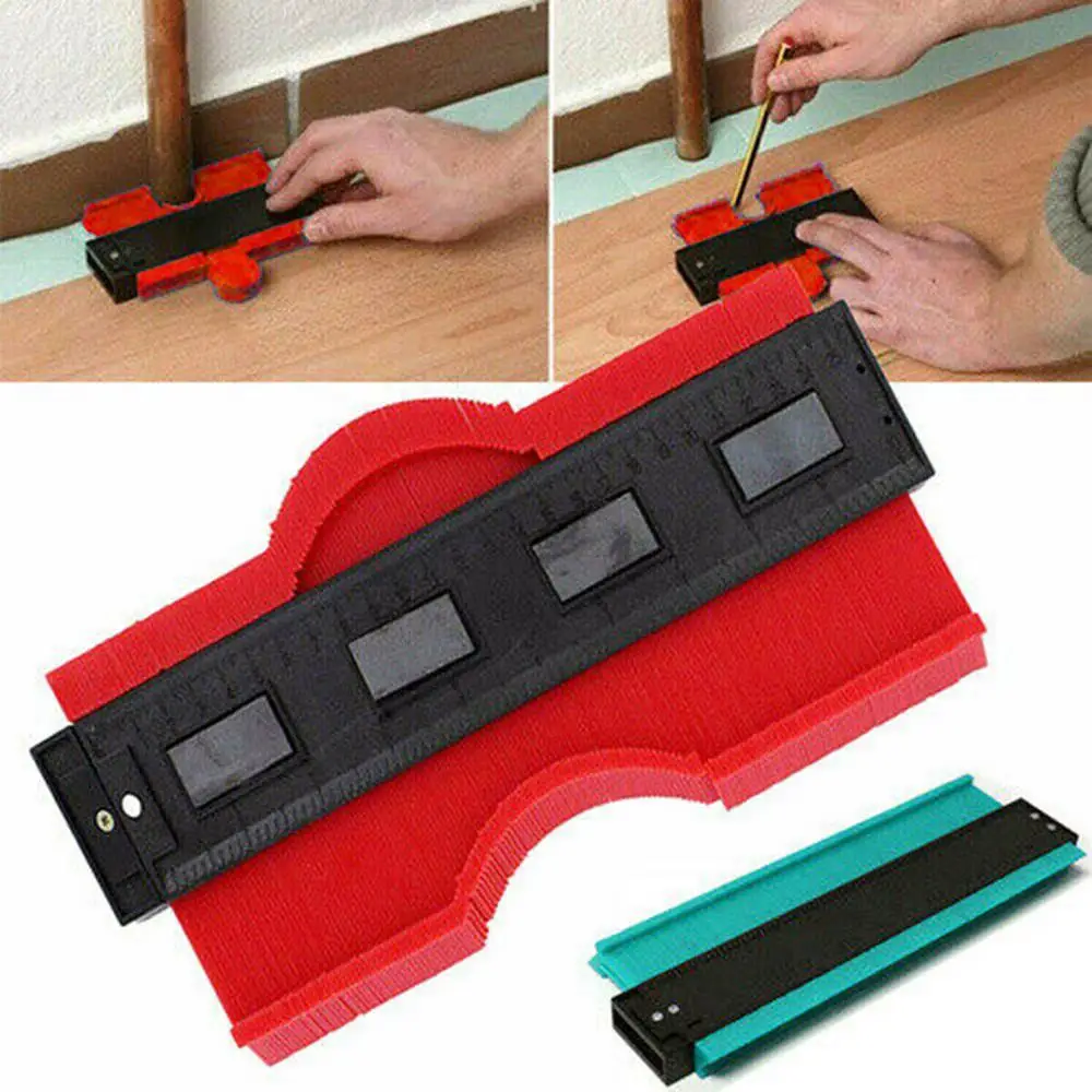 Мультифункциональная контурная линейка для контурных профилей ламинатная